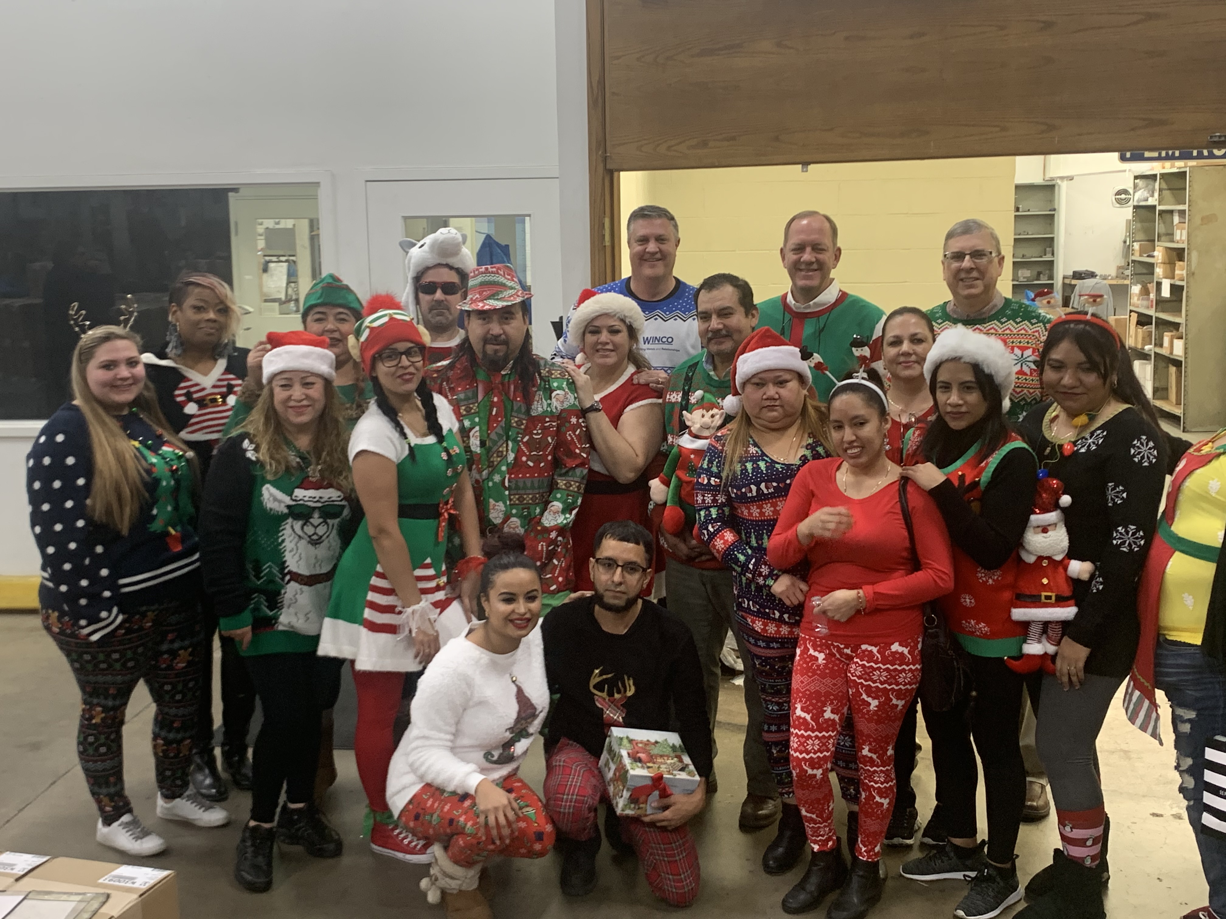 2019 Winco Stamping Ugly Christmas Sweater Day